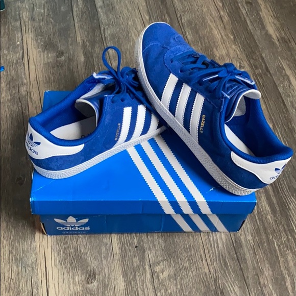 adidas blue gazelle womens